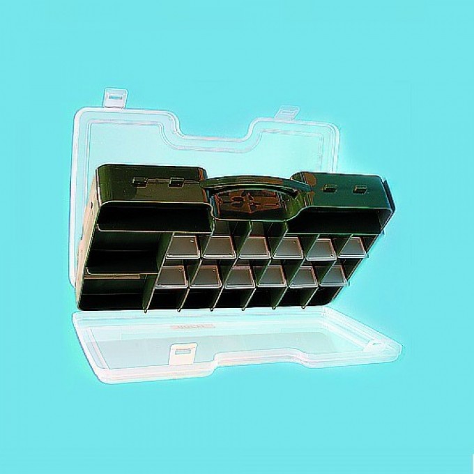 Коробка рыболовная двухсторонняя SALMO Double Sided 290х200х60 1500-81 Коробка рыболовная двухсторонняя SALMO Double Sided 290х200х60 1500-81